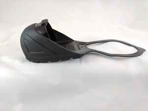 Warehouse- Black Steel Toe Cap Safety Overshoes w/Rubber Backstrap, OSHA Compliant, 1 Pair, Unisex, Large