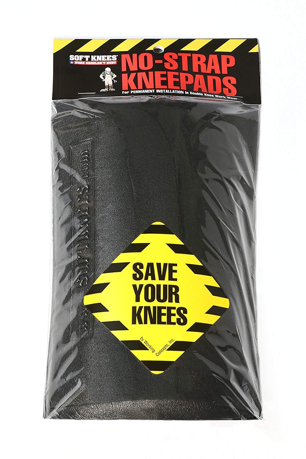 1010 Soft Knees No Strap Knee Pads - Inserts 6 X 9 Safety